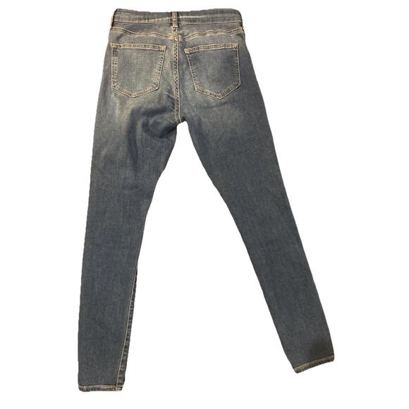 Topshop Moto Jeans Leigh W26 Blue L32 - Picture 11 of 12